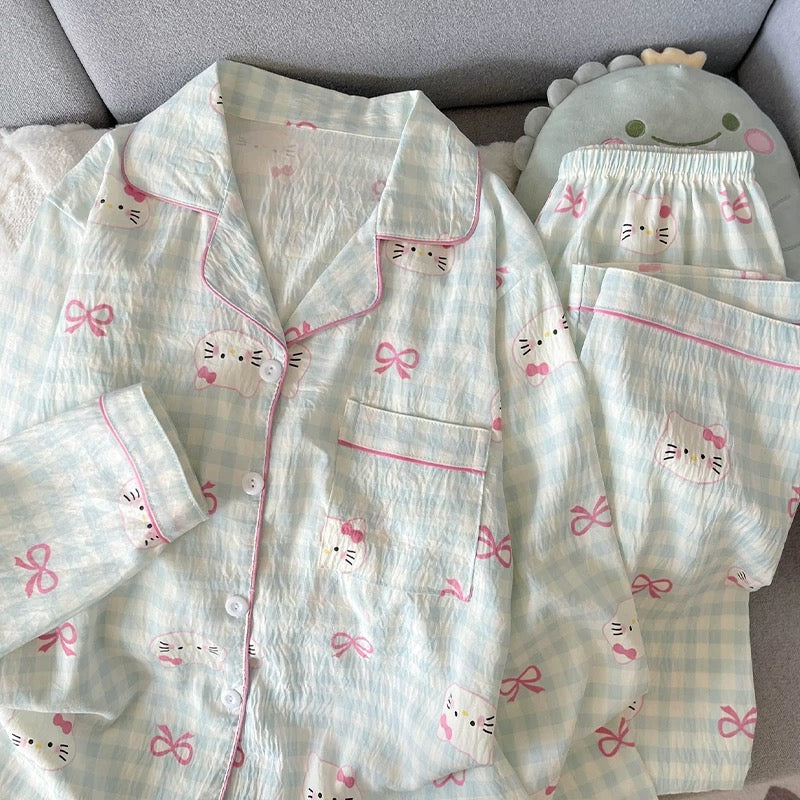 Cats & Bows Padded Nightsuit Set